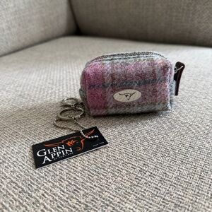 100% Wool Glen Appin Tweed Key Pouch - From Scotland